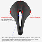 GUB 1180 PU Soft Breathable Hollow Bicycle Saddle, 1180