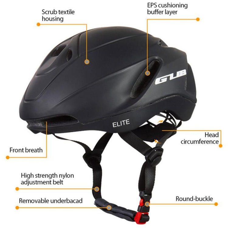 GUB Elite Unisex Adjustable Bicycle Riding Helmet, Size: L, Size: L (Navy Blue), Size: L (Pearl White), Size: L (Twilight), Size: L (Matte Black)