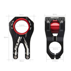 GUB S-50 31.8mm - 35mm Aluminum Alloy Bike Stem, S-50 Black