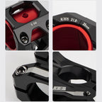 GUB S-50 31.8mm - 35mm Aluminum Alloy Bike Stem, S-50 Black