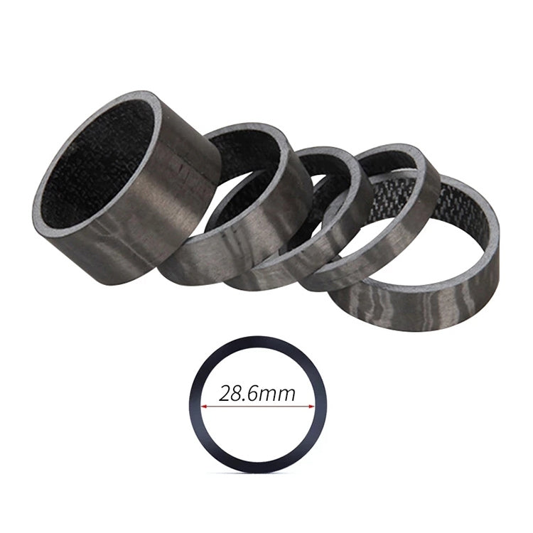 5 PCS GUB TC-004 Carbon Bicycle Spacer Set