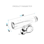 LR-Y1 LED 800LM USB Charging LED Bicycle Headlight Front Lamp with 5 Modes, LR-Y1