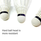 3 PCS Barrel Hard Head Badminton, Suitable for Home Entertainment, 3 PCS