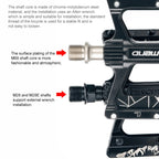 PROMEND PD-M28 1 Pair Bicycle Aluminum Alloy DU Bearings Pedals, PD-M28