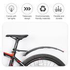 PROMEND NB-28370 1 Pair Bicycle Quick Release Plastic Retractable Mudguard, PROMEND NB-28370