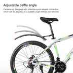 PROMEND NB-28370 1 Pair Bicycle Quick Release Plastic Retractable Mudguard, PROMEND NB-28370