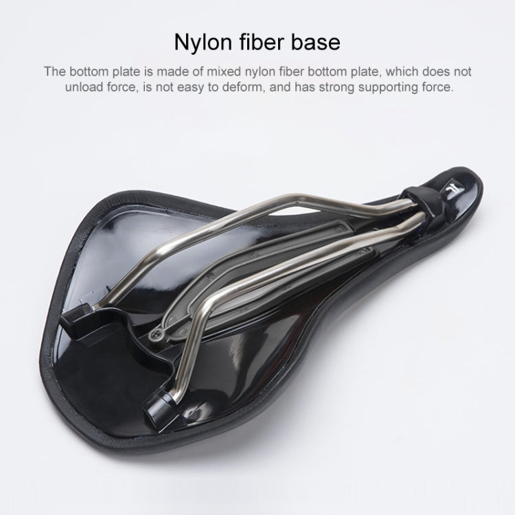 PROMEND SD-576 Nylon Fiber Triathlon Bicycle Saddle, SD-576 / Black, SD-576 / Black Red