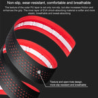 PROMEND GR-082 1 Pair Two-color Antiskid Bicycle Grips Tape, 215x3cm Black White, 215x3cm Black, 215x3cm Black+Green, 215x3cm Black Blue, 215x3cm Black Red
