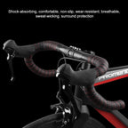 PROMEND GR-082 1 Pair Two-color Antiskid Bicycle Grips Tape, 215x3cm Black White, 215x3cm Black, 215x3cm Black+Green, 215x3cm Black Blue, 215x3cm Black Red