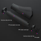 PROMEND GR-506 1 Pair Rubber Ergonomic Ball Bicycle Grip Cover (130mm+130mm), GR-506 130mm+130mm