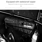 WILD MAN ES4 1.2L Hard Bicycle Bags Rainproof Road Bicycle Frame Bag Triangle Bag, ES4 (Black)