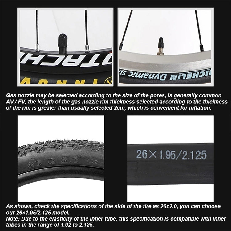 PROMEND 27.5 x 1.95 AV Mountain Bike Butyl Pneumatic Inner Tube, 27.5 x 1.95 AV