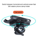 Rotatable PVC Motorcycle Bicycle Handlebar Mount Mobile Phone Holder, Handlebar Holder A