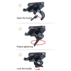 Rotatable PVC Motorcycle Bicycle Handlebar Mount Mobile Phone Holder, Handlebar Holder A