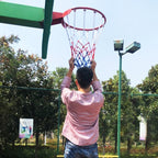 Bold Edition Polyester Rope Basketball Frame Net (White Red Blue), Bold Edition