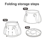 Naturehike NH20SJ040 10L PVC Outdoor Camping Foldable Water Storage Bucket, 10L