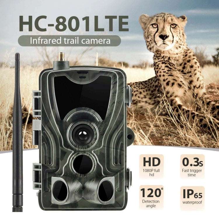 HC801LTE 4G EU Version Waterproof IP65 IR Night Vision Security 16MP Hunting Trail Camera, 120 Degree Angle, HC801LTE EU Version