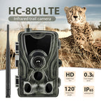 HC801LTE 4G EU Version Waterproof IP65 IR Night Vision Security 16MP Hunting Trail Camera, 120 Degree Angle, HC801LTE EU Version