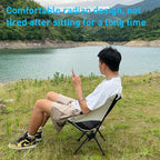 Small Outdoor Camping Leisure Beach Portable Folding Chair, Small(Black), Small(Grey), Small(Navy Blue), Small (White)