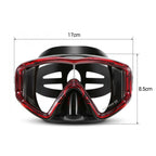 DM600 Silica Gel Diving Mask Swimming Goggles Diving Equipment for Adults, DM600 (Black), DM600 (Black Blue), DM600 (Red + Black), DM600 (White)