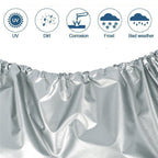 4PCS 210D Oxford Cloth RV Caravan Tire Dustproof and Waterproof Cover For 27-29 inch, Caravan Tire Cover