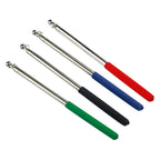 1.2M 6 Knots Telescopic Stainless Steel Rubber Sleeve Teaching Stick Guide Signal Flag, Random Color Delivery, 1.2M 6 Knots