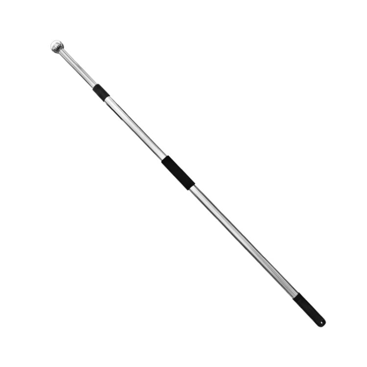 2M 2 Knots Multi-function Telescopic Stainless Steel Teaching Stick Guide Flagpole Signal Flag, 2M 2 Knots