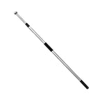 2.5M 2 Knots Multi-function Telescopic Stainless Steel Teaching Stick Guide Flagpole Signal Flag, 2.5M 2 Knots