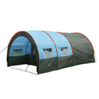 KLM-3017 Ultralarge 5-8 Person Double Layer Waterproof Group Camping Tunnel Tent, Size: 480x310x210cm