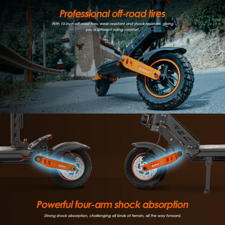 KUGOO Kukirin G2 Max 1000W 48V 20AH Three-speed Folding Electric Offroad Scooter with LED Display, G2 Max
