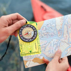 2pcs DC361 Outdoor Multifunctional Compass Map Scale, DC361