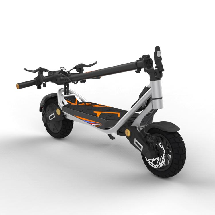 Kukirin A1 800W Three-speed Folding Electric Offroad Scooter with 10 inch Vacuum Tires, EU Plug, A1