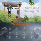 Kukirin A1 800W Three-speed Folding Electric Offroad Scooter with 10 inch Vacuum Tires, EU Plug, A1