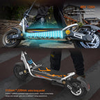 Kukirin A1 800W Three-speed Folding Electric Offroad Scooter with 10 inch Vacuum Tires, EU Plug, A1