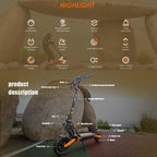 Kukirin G2 Pro VMP 500W Three-speed Folding Electric Offroad Scooter with 9 inch Vacuum Tires, G2 Pro VMP