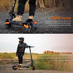 Kukirin G2 Pro VMP 500W Three-speed Folding Electric Offroad Scooter with 9 inch Vacuum Tires, G2 Pro VMP