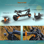 Kukirin G2 Pro VMP 500W Three-speed Folding Electric Offroad Scooter with 9 inch Vacuum Tires, G2 Pro VMP
