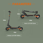 Kukirin G2 Pro VMP 500W Three-speed Folding Electric Offroad Scooter with 9 inch Vacuum Tires, G2 Pro VMP