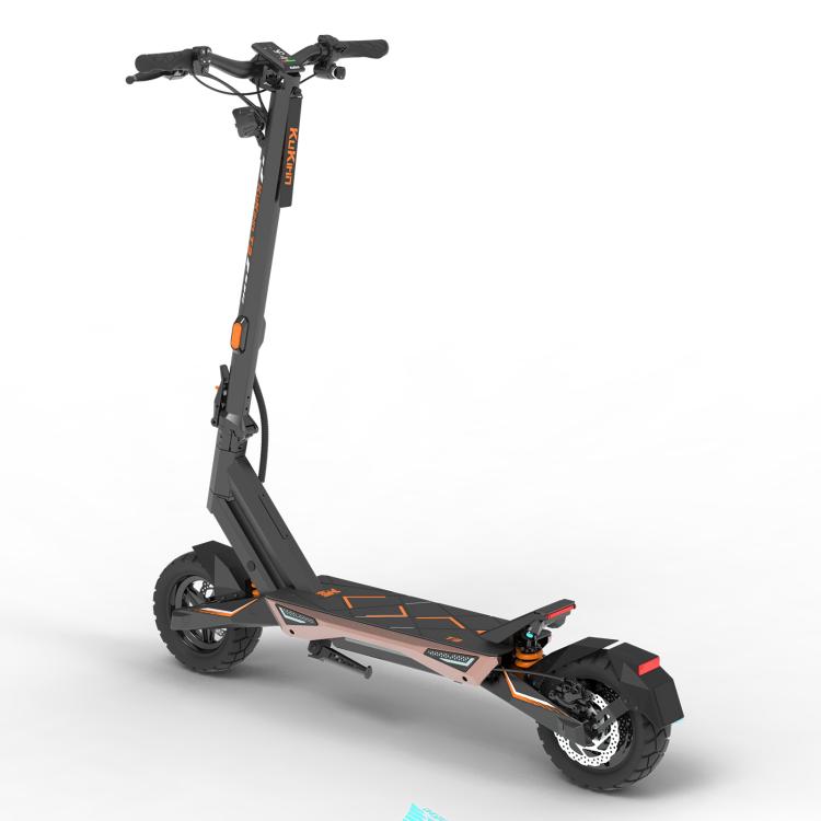 Kukirin T3 800W 45km/h Max Speed Folding Electric Scooter with 10 inch Vacuum Tires & 14-Light System, EU Plug(Black), T3
