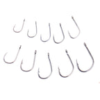 500 PCS Mixed Size Fish Barbed Hook Fishing Hooks with Hole, 6-15 # with Hole