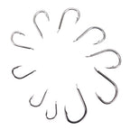 ISE 500 PCS Mixed Size Fish Barbed Hook Fishing Hooks, 6-15 #