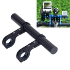 HLD-208 Mountainous Bicycle Carbon Fiber Handlebar Extension Frame Flashlight Bracket, Carbon Fiber Black, Carbon Fiber Blue, Carbon Fiber Red