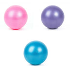 Mini Yoga Pilates Ball Explosion-proof PVC Ball Balanced Fitness Gymnastic Exercise Training with Straw, Diameter: 25cm, 25cm(Purple), 25cm(Blue)