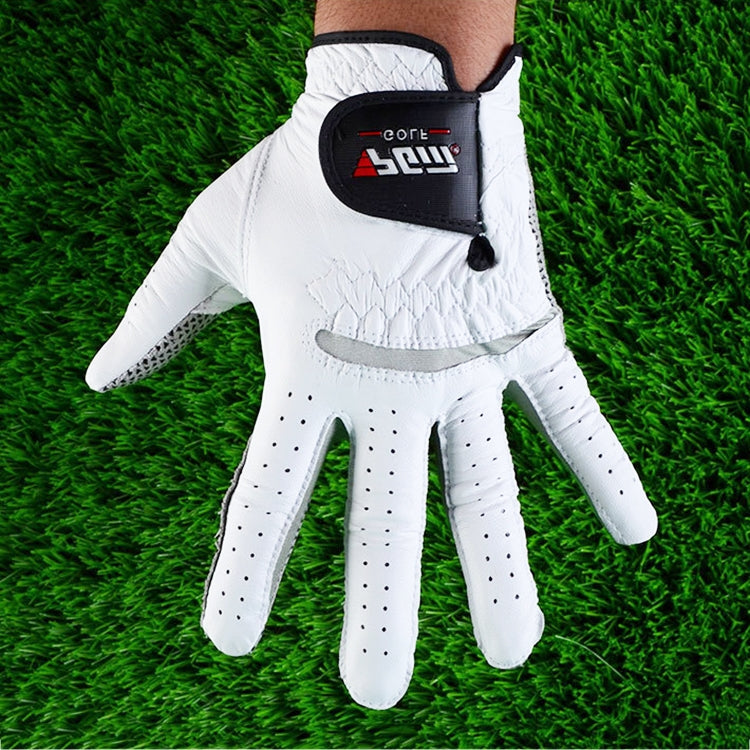 PGM Left Hand Sheepskin Anti-slip Particle Golf Men Gloves, Size: 23#, Size: 23#
