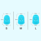 10 PCS Guitar Ukulele Stringed Instrument Finger Protector Anti-pain Finger Cap in Random Color Delivery(Size: S), Size: S