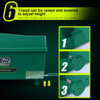 PGM Golf Ball Dispenser Automatic Tee Up Machine with Club Rack, Size: 62x32x32cm, 62x32x32cm Green, 62x32x32cm Grey