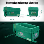 PGM Golf Ball Dispenser Automatic Tee Up Machine with Club Rack, Size: 62x32x32cm, 62x32x32cm Green, 62x32x32cm Grey