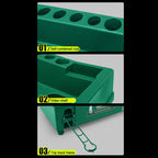 PGM Golf Ball Dispenser Automatic Tee Up Machine with Club Rack, Size: 62x32x32cm, 62x32x32cm Green, 62x32x32cm Grey