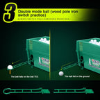 PGM Golf Ball Dispenser Automatic Tee Up Machine with Club Rack, Size: 62x32x32cm, 62x32x32cm Green, 62x32x32cm Grey