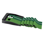 PGM Golf Mini Putting Mat Push Rod Trainer 2.5m, without Auto Ball Return Fairway, 2m, without Auto Ball Return Fairway